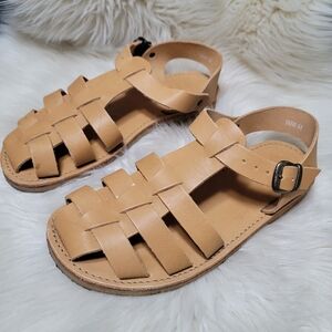 Duckfeet Ringkøbing Leather Fisherman Sandals Bio Tan EU 41 US Women 10 Men 8.5
